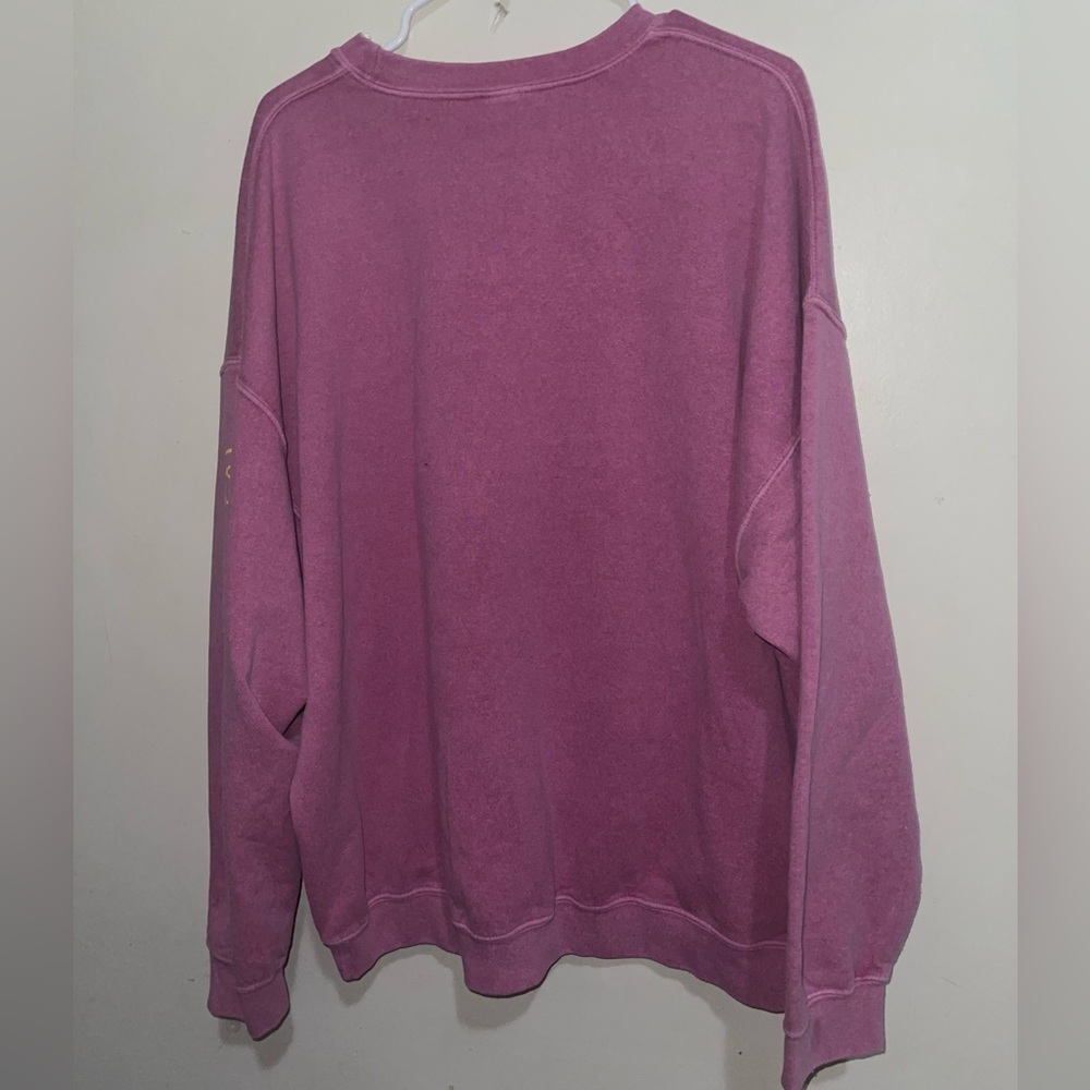 NWOT Nirvana Smiley Artsy Oversize Crewneck Sweater - Picture 4 of 7